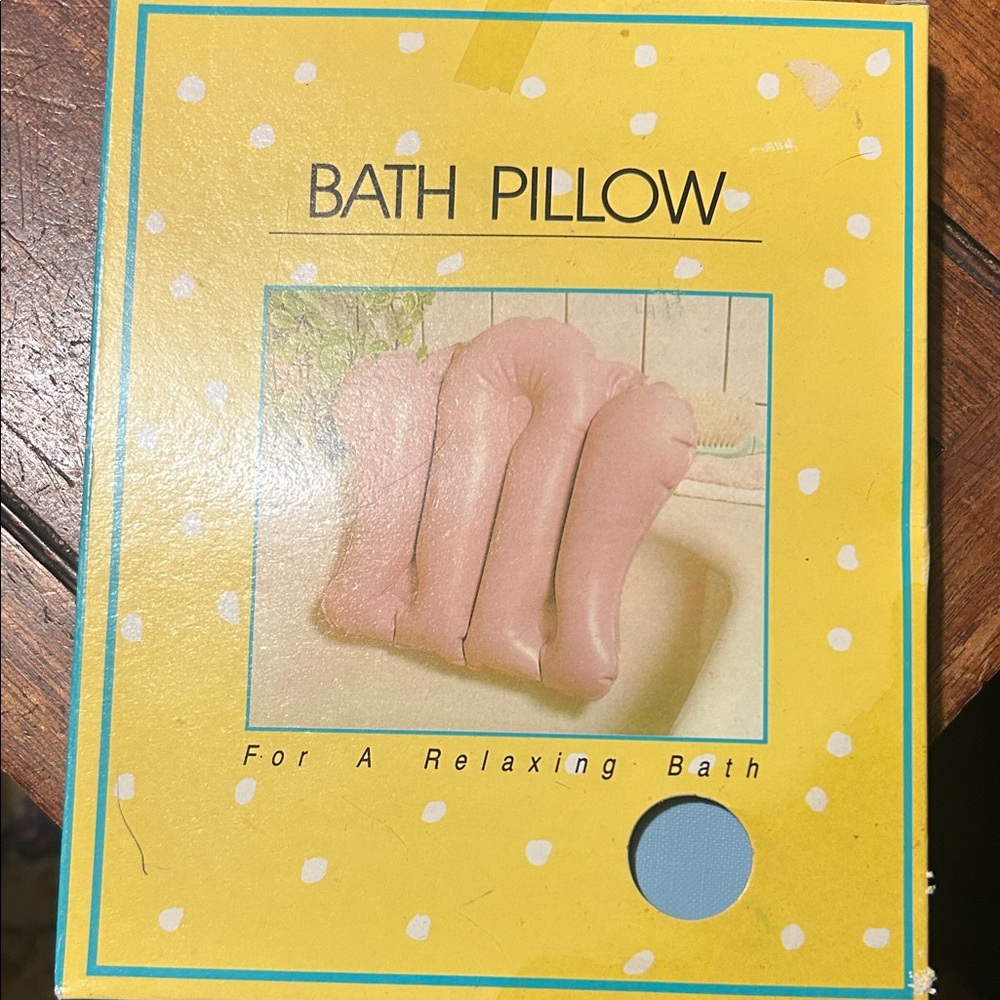 Luxurious blue Bath Pillow,new